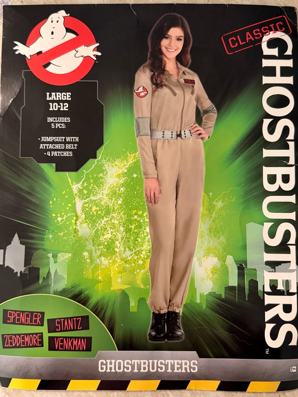 Ghostbusters Classic Women's Tan Jumpsuit Costume